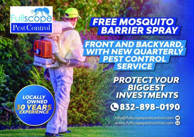 Free Mosquito Control | Full Scope Pest Control