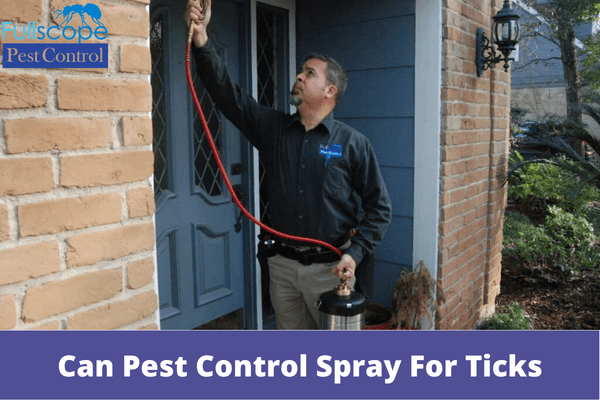 Can Pest Control Spray For Ticks | Full Scope Pest Control
