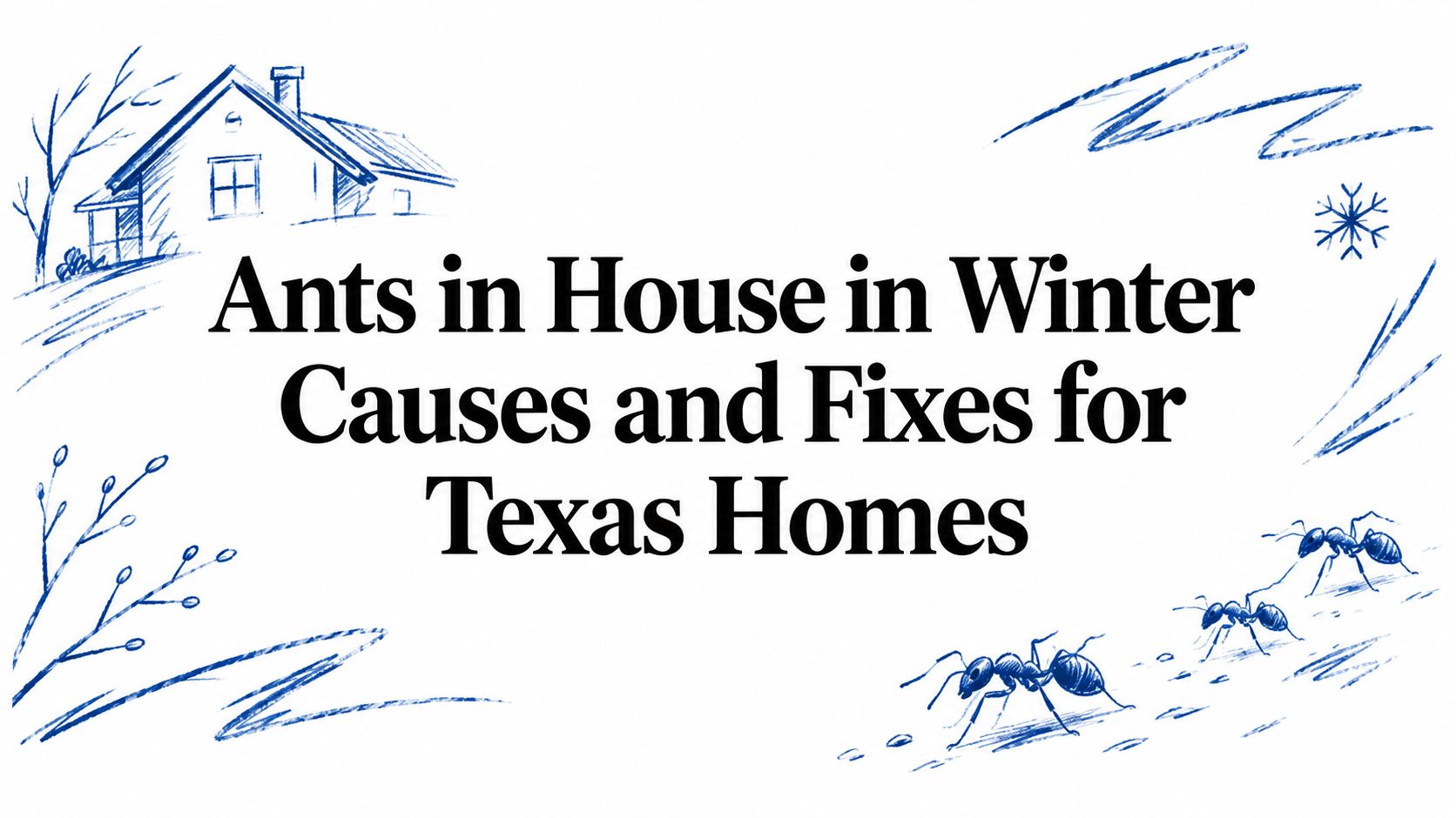 Ants in House in Winter Causes and Fixes for Texas Homes