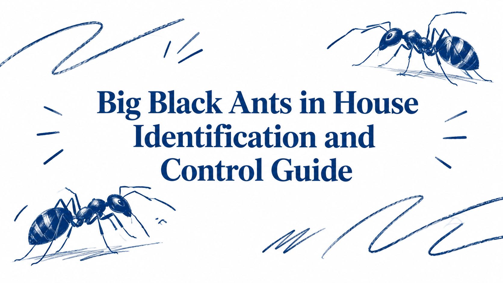 Big Black Ants in House Identification and Control Guide