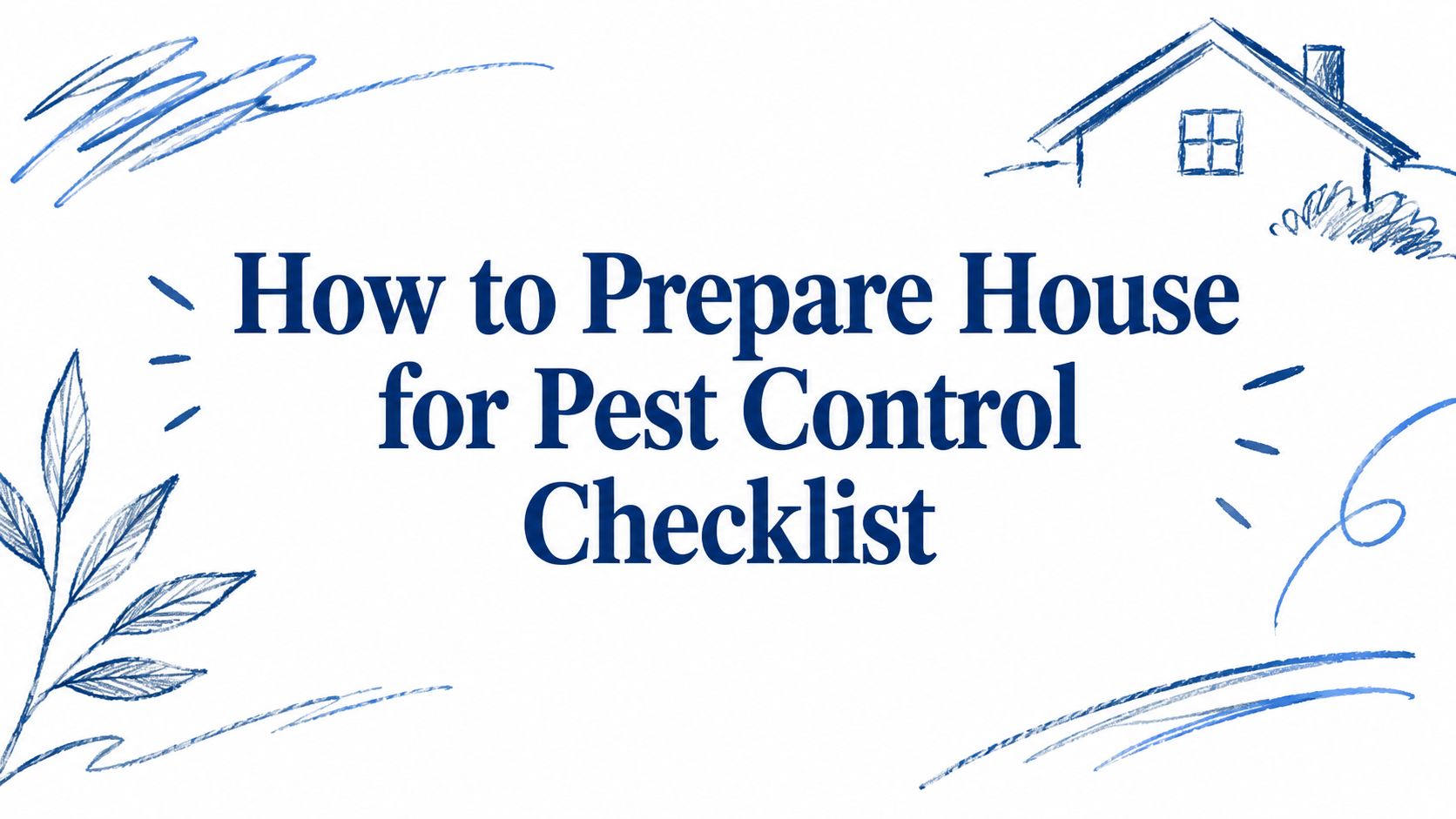 How to Prepare House for Pest Control Checklist