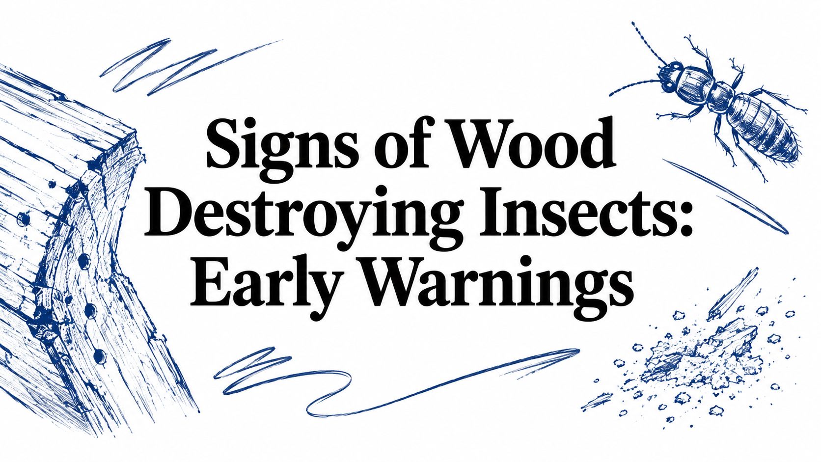 Signs of Wood Destroying Insects: Early Warnings
