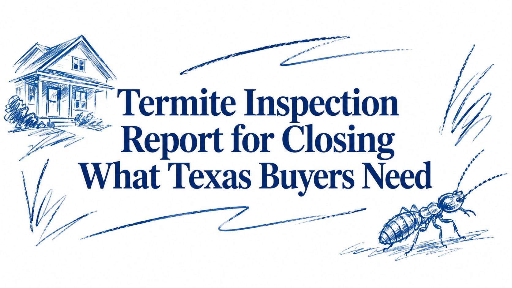 Termite Inspection Report for Closing What Texas Buyers Need