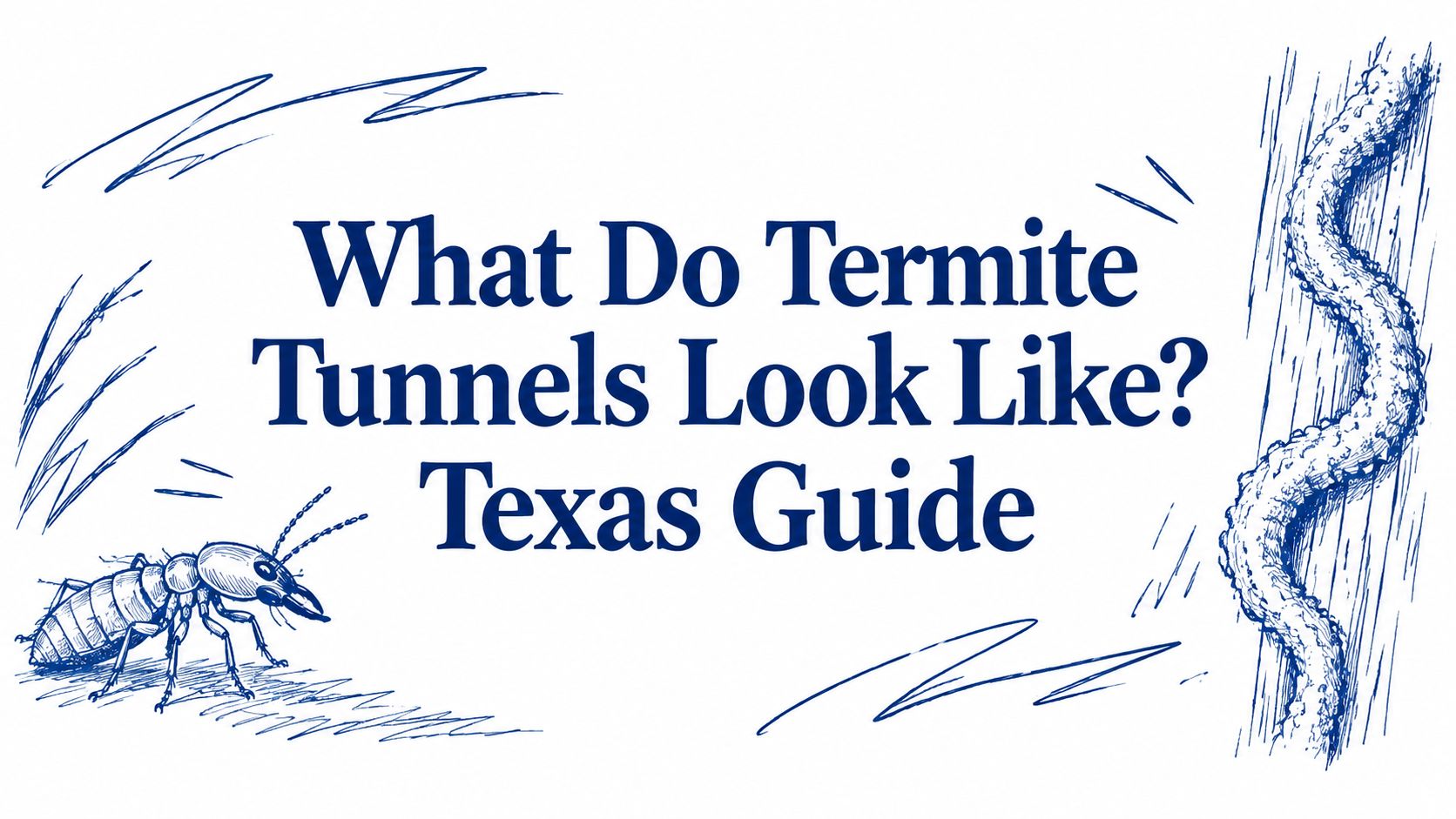 What Do Termite Tunnels Look Like? Texas Guide