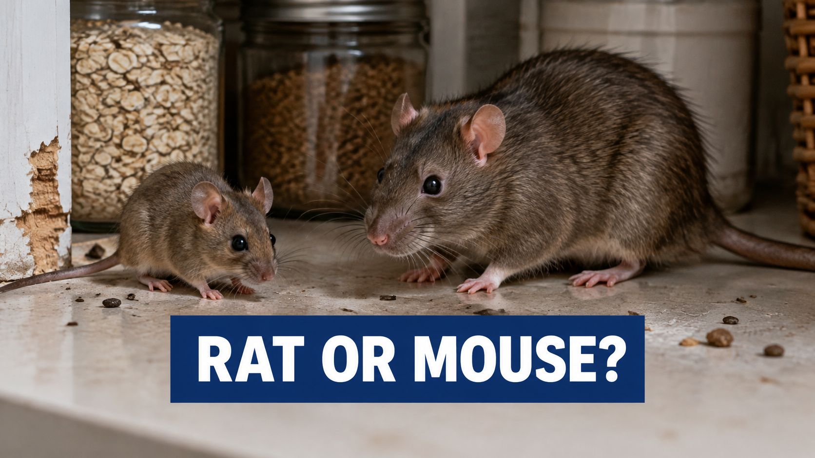 How to Know if You Have Rats or Mice: Signs and Tests
