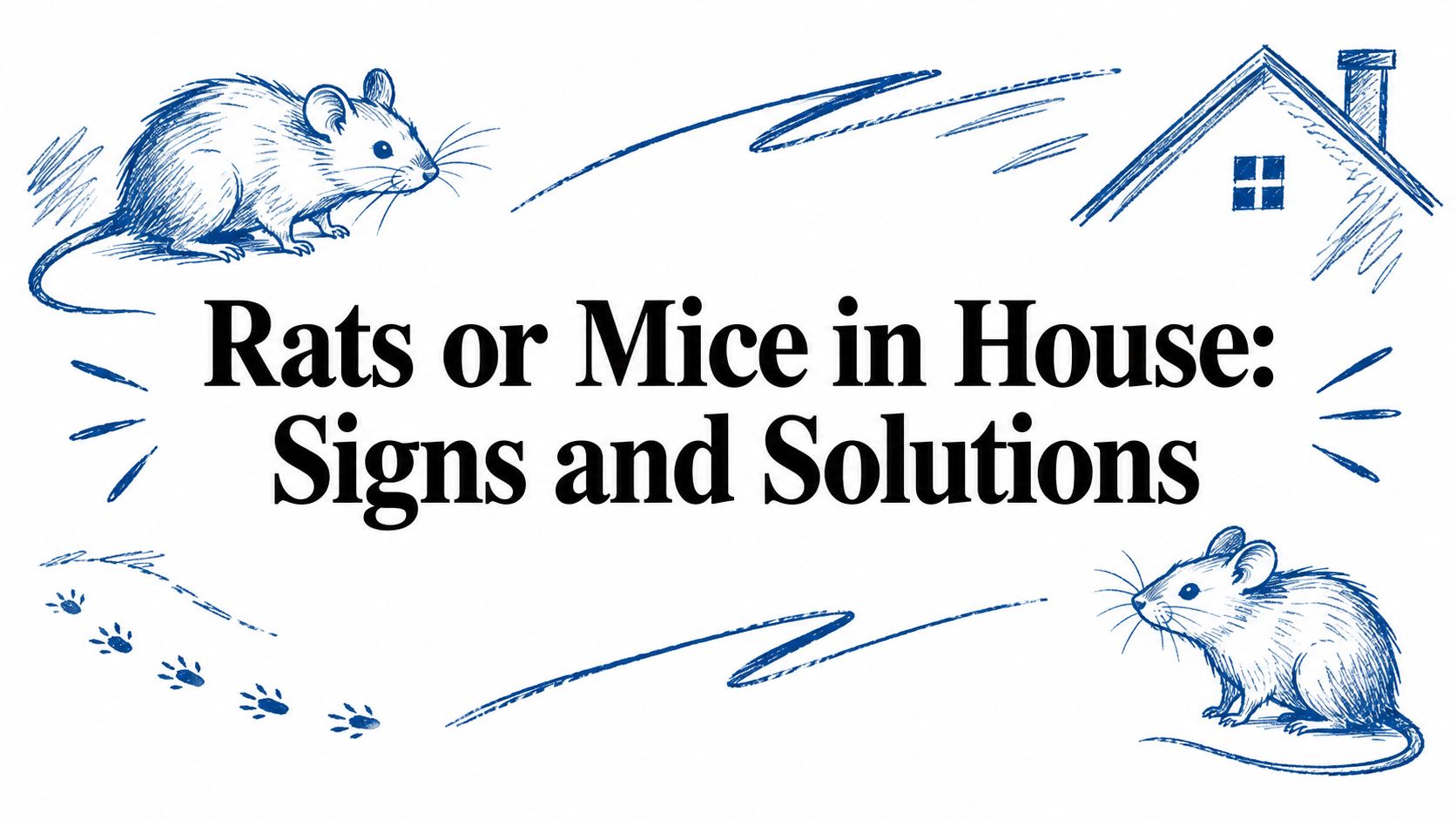 Rats or Mice in House: Signs and Solutions