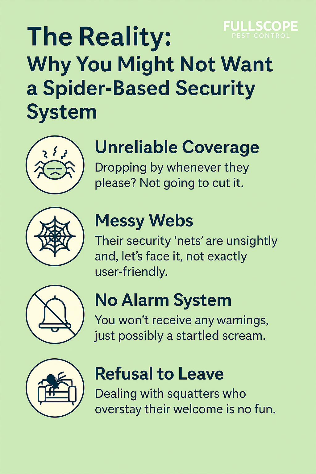 Spiders pest control in Conroe, Texas
